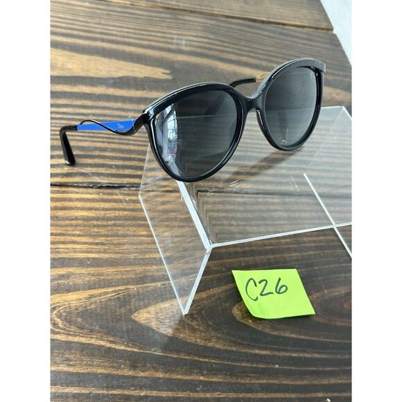 Christian Dior Metaleyes1 Women's Black Frame with Gray Lens Full Rim Sunglasses - Picture 1 of 16